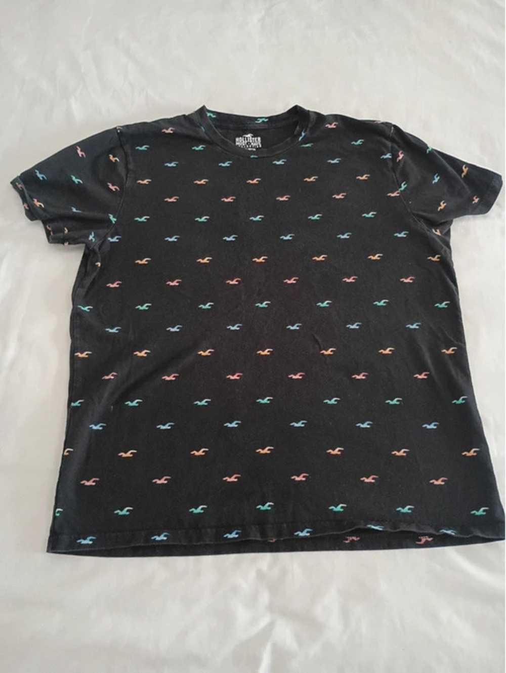 Hollister Women's Shirt L In Dark Blue -Black